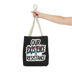 Our Existence Is Resistance Trans Protest Tote Bag