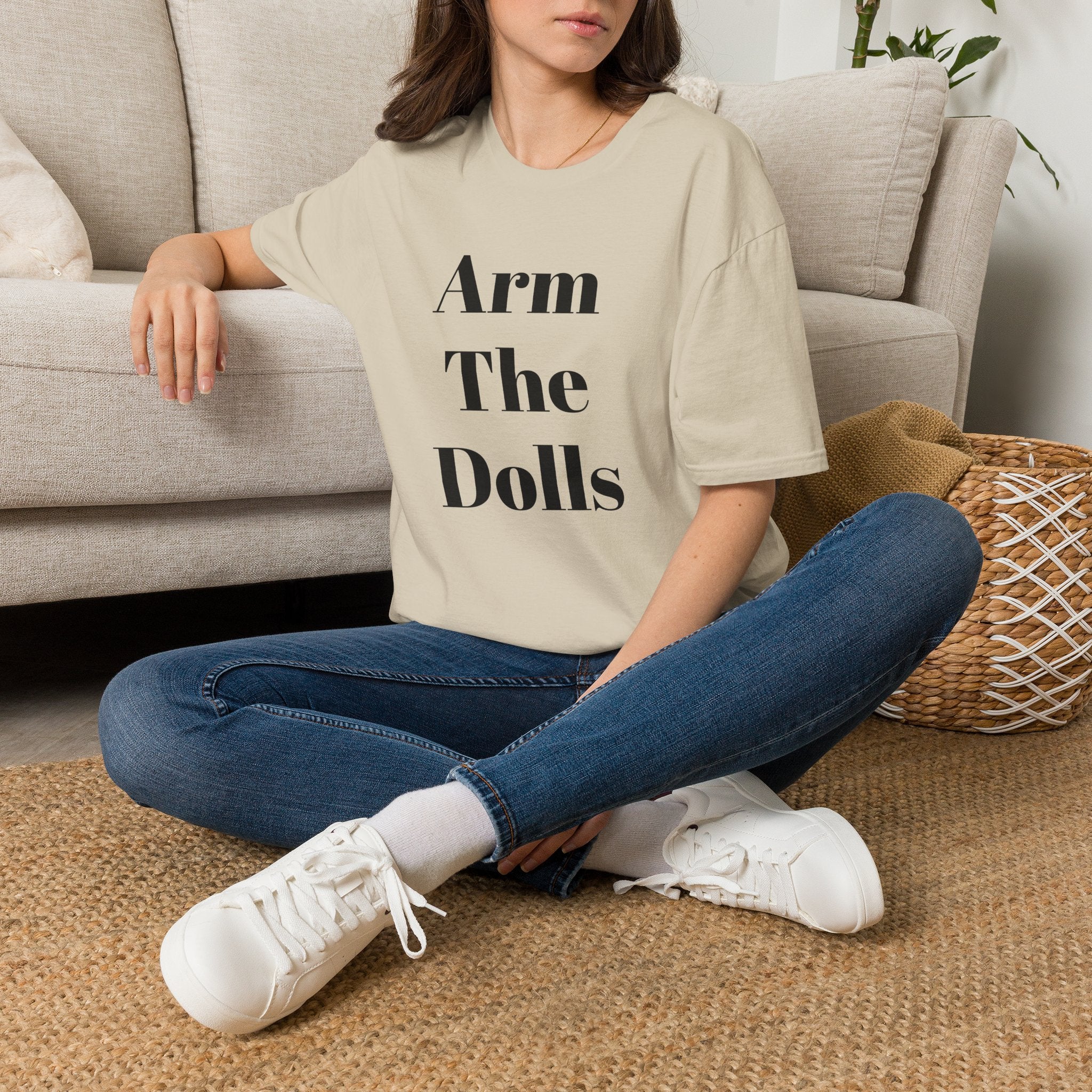Arm The Dolls — Minimalist Statement T-Shirt