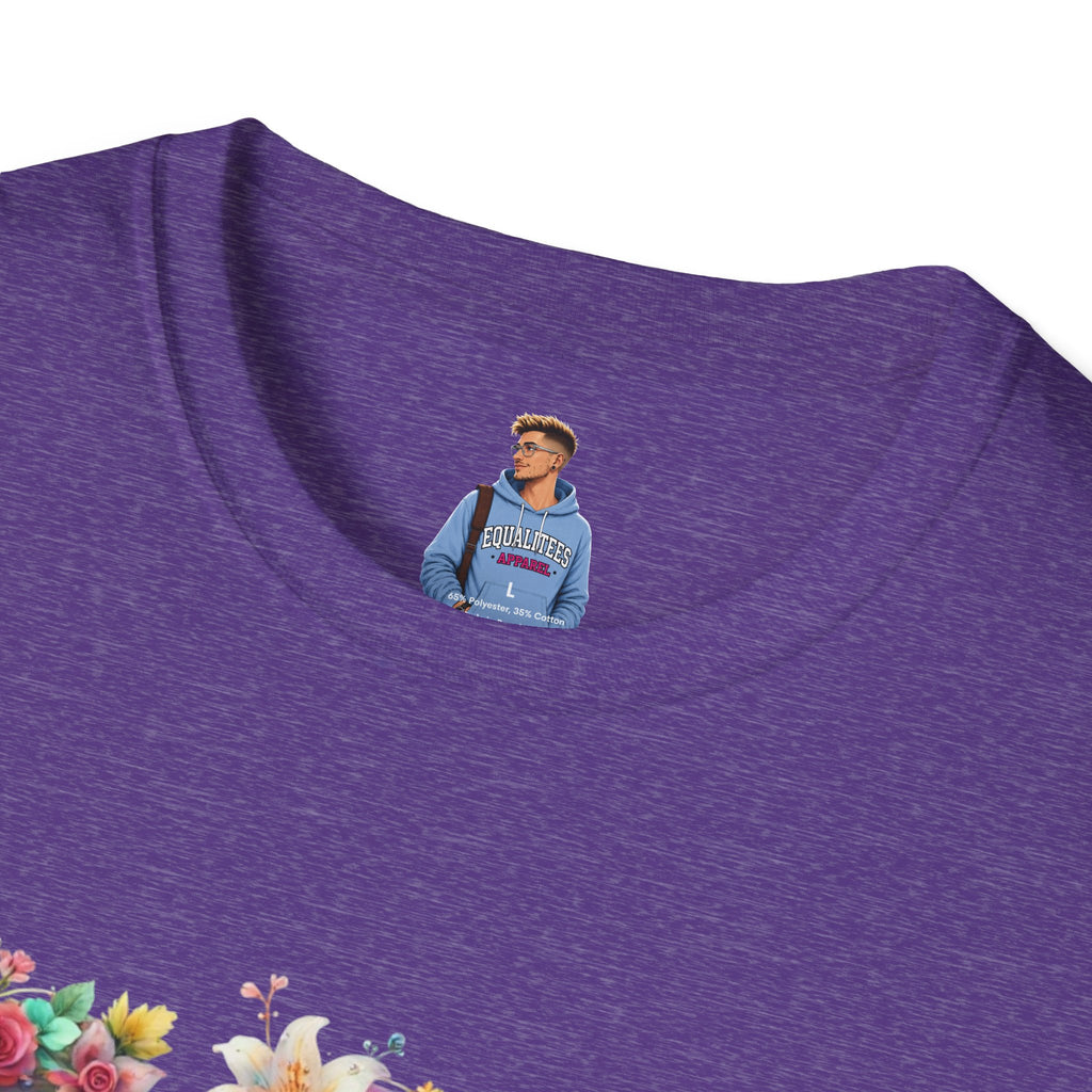FDT Bold Floral Typography T-Shirt