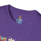 FDT Bold Floral Typography T-Shirt