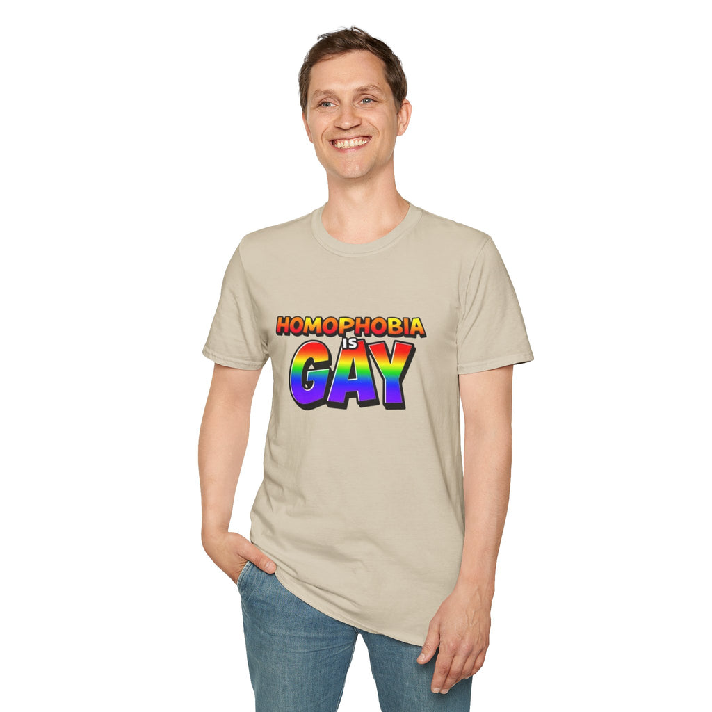 Homophobia Is Gay Graphic T-Shirt