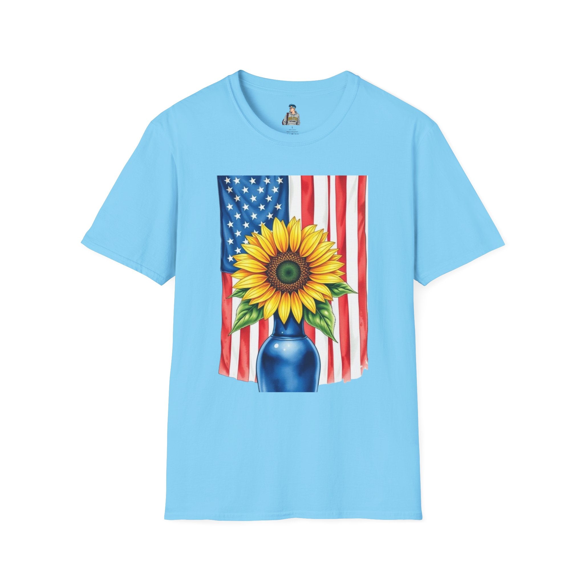 American Patriots Stand Behind Ukraine Unisex Softstyle T-Shirt