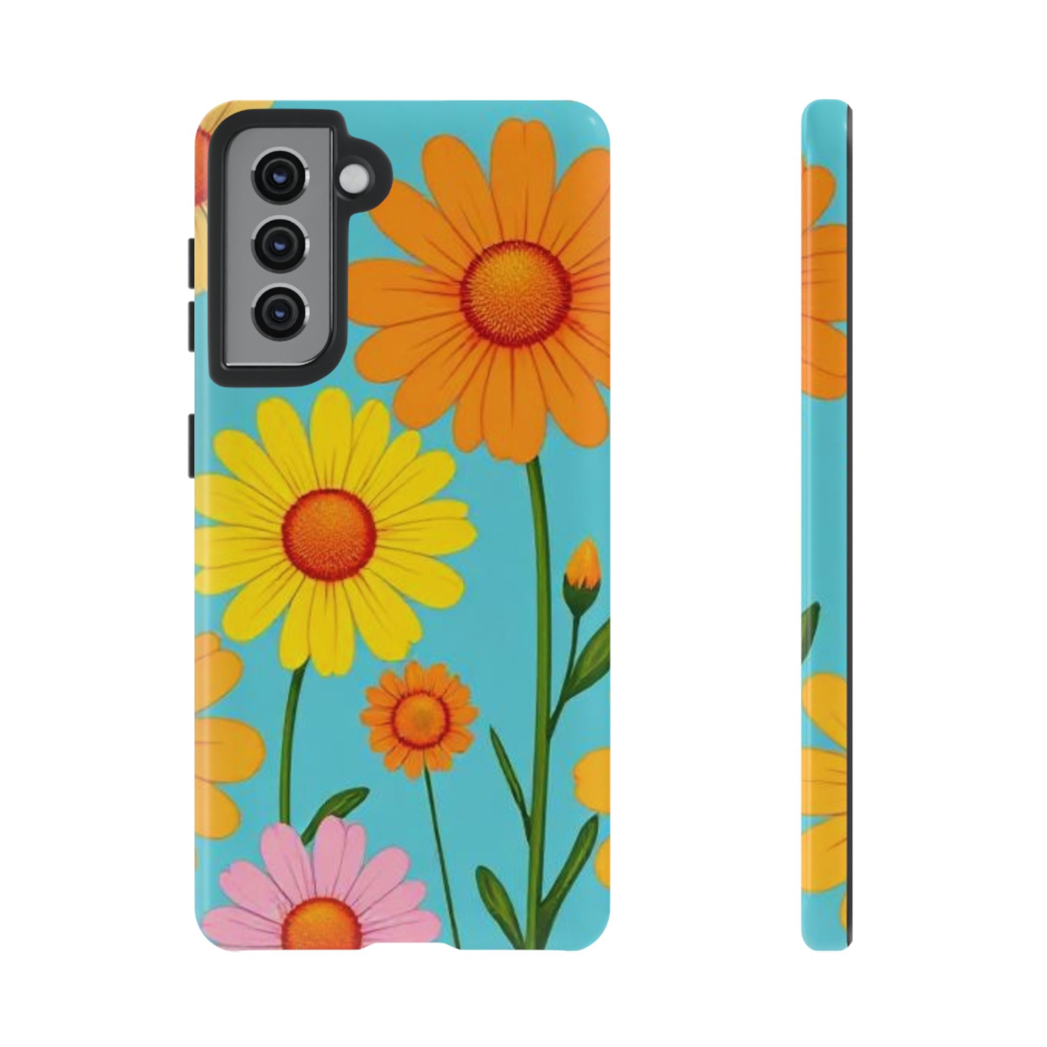 Floral Daisy Tough Case for Android