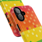 Rainbow Polka Dot Tough Phone Case for iPhone