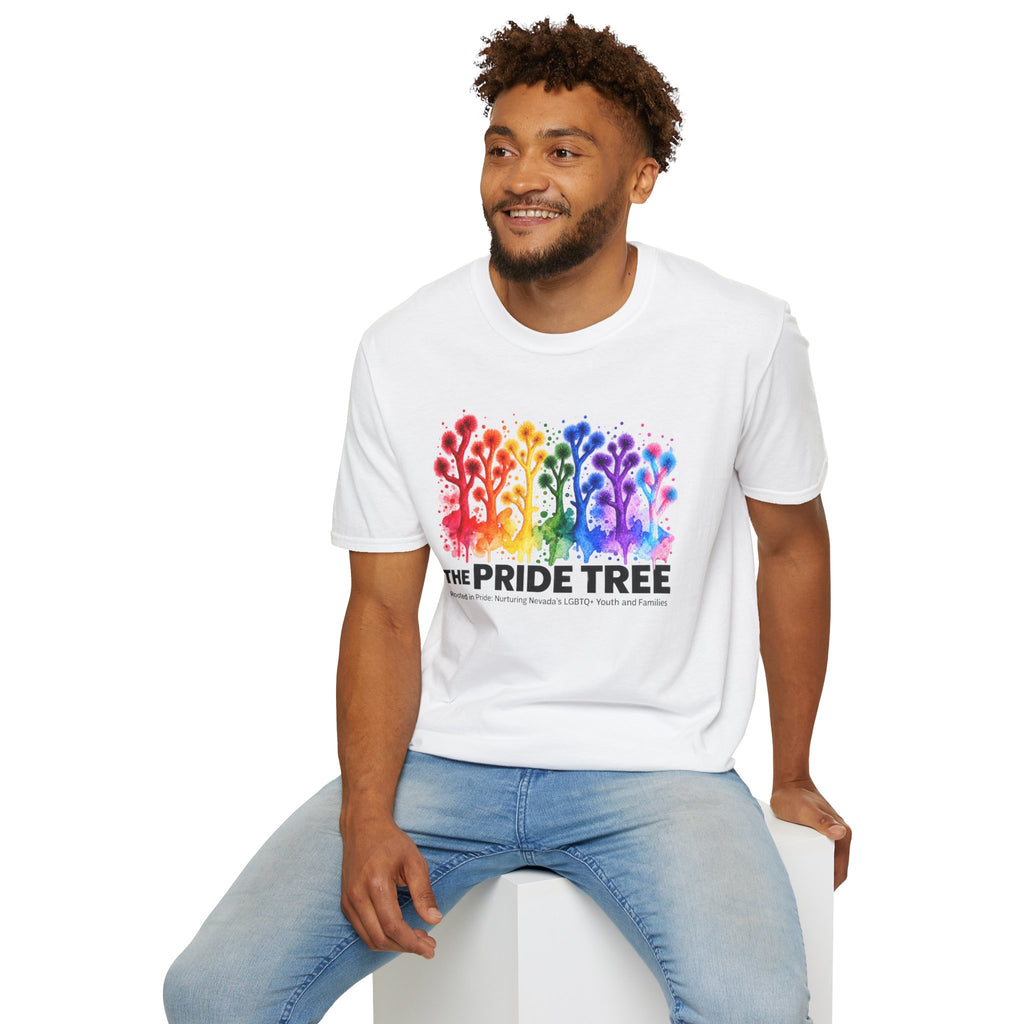Pride Tree Las Vegas T-Shirt - Black Text
