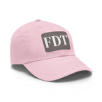 Stylish Dad Hat with FDT Leather Patch - Casual Sun Protection for Dads