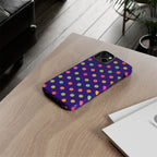 Colorful Polka-Dot Tough Case for iPhone