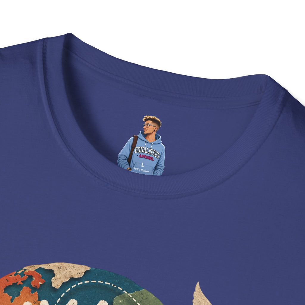 Humanity Has No Borders T-Shirt — Earth & Peace Graphic Tee