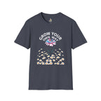Grow Your Own Way Trans Pride Unisex T-Shirt - Floral Design for Garden Lovers