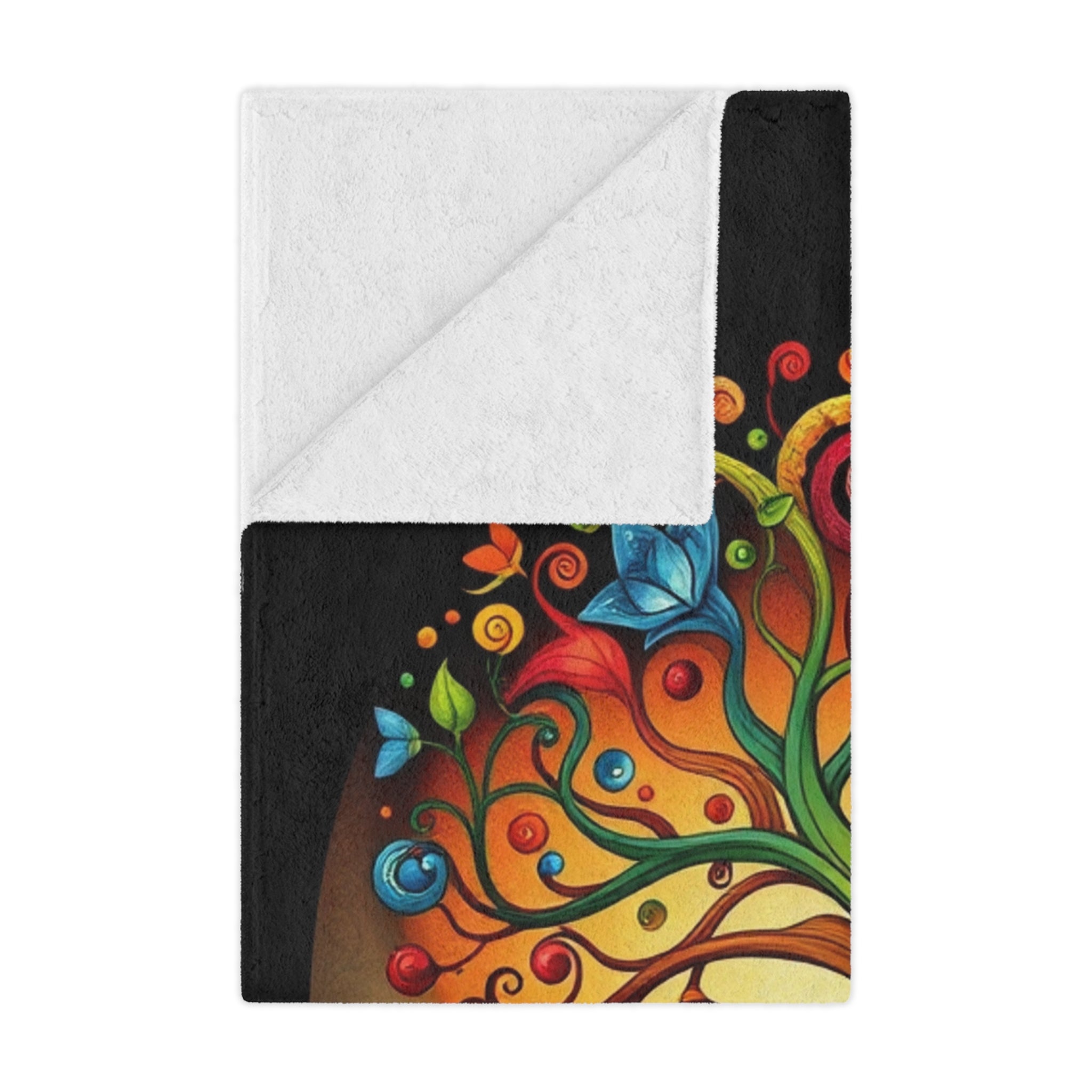 Tree of Diversity Microfiber Blanket
