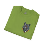 Mystical Wolf Design Unisex Softstyle T-shirt