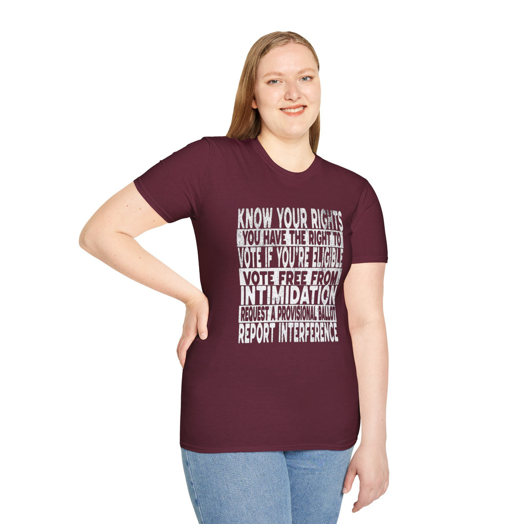 Know Your Voting Rights T-Shirt