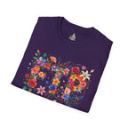 Floral 'FTP' Graphic T-Shirt