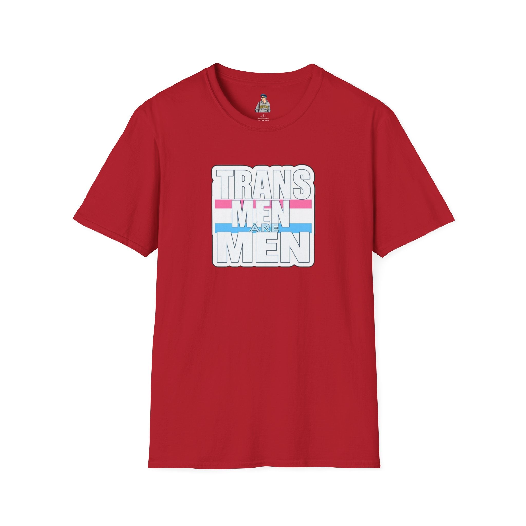 Unisex Softstyle T-Shirt - 'Trans Men Are Men' Statement Tee