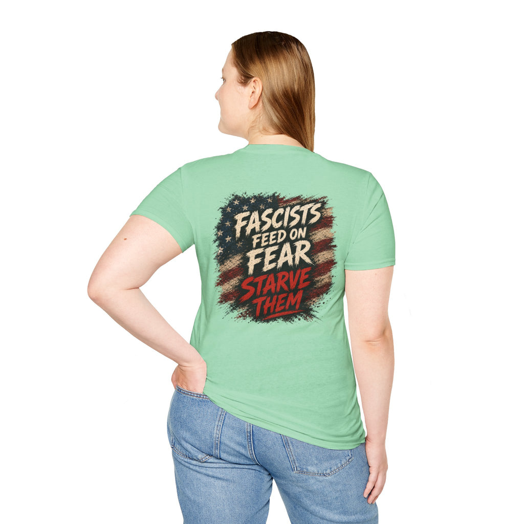 Patriots Don’t Stand For This T-Shirt — Statue of Liberty & Distressed Flag Graphic