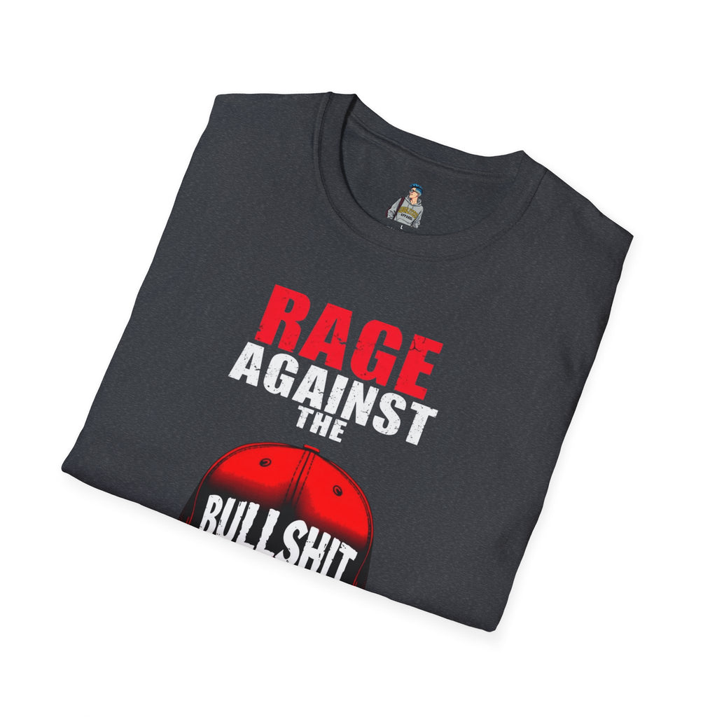 Unisex Softstyle T-Shirt - "Rage Against the BS" Graphic Tee