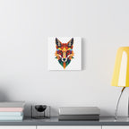 Colorful Fox Canvas Wall Art - Polished Modern Home Décor