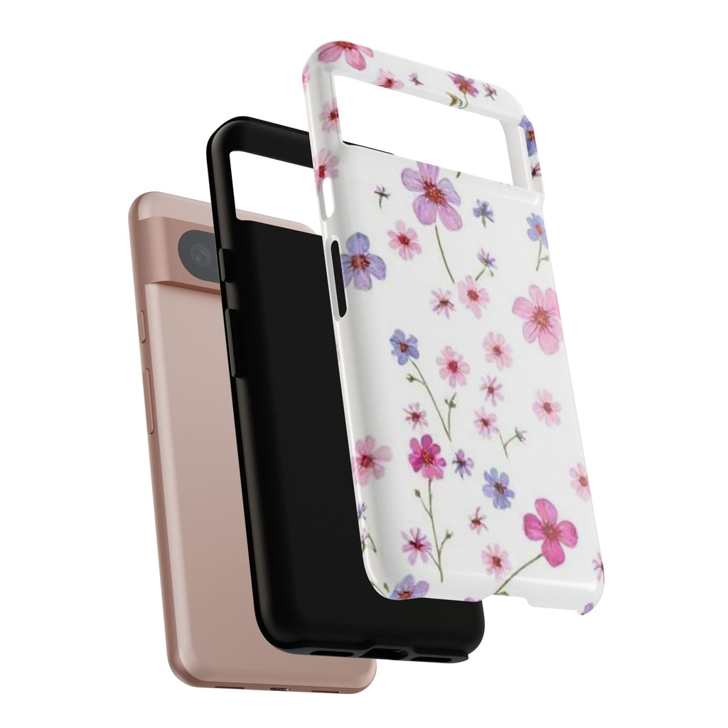 Pink Wildflower Tough Case for Android