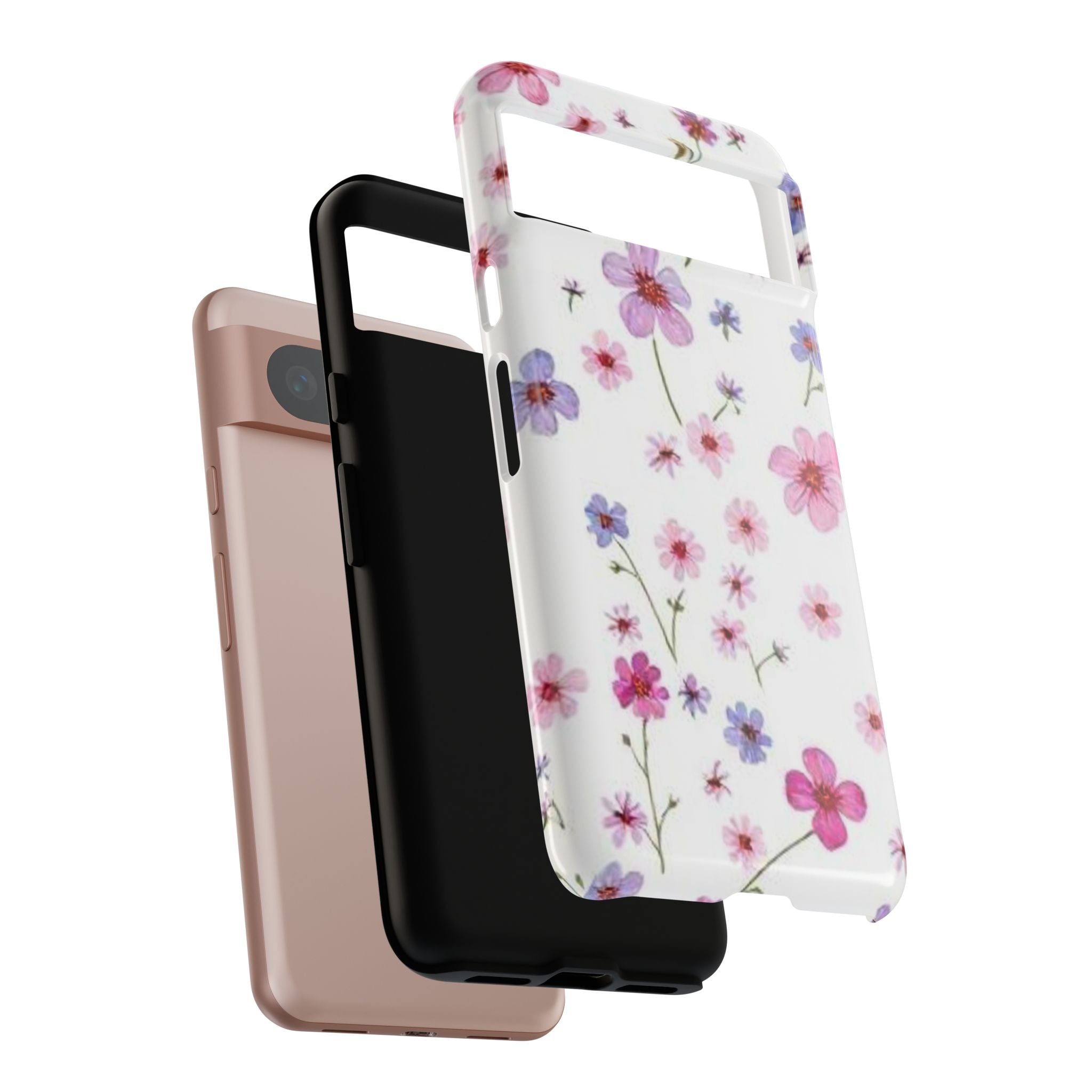 Pink Wildflower Tough Case for Android