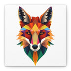 Colorful Fox Canvas Wall Art - Polished Modern Home Décor