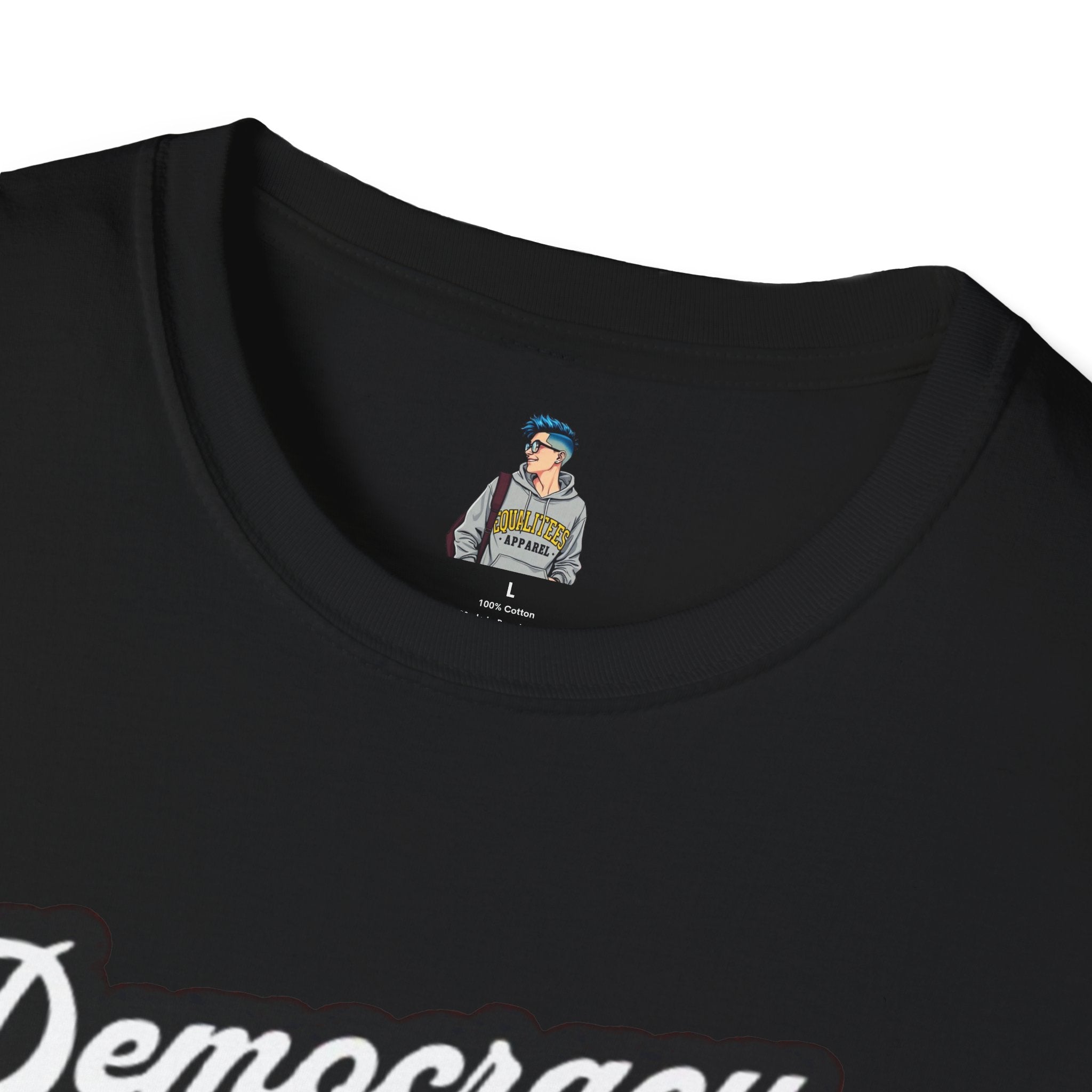 Unisex Softstyle T-Shirt - "Democracy Matters" & " We The People Are Pissed Off" Graphic Tee