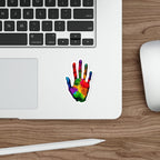 Die-Cut Stickers - Rainbow Handprint