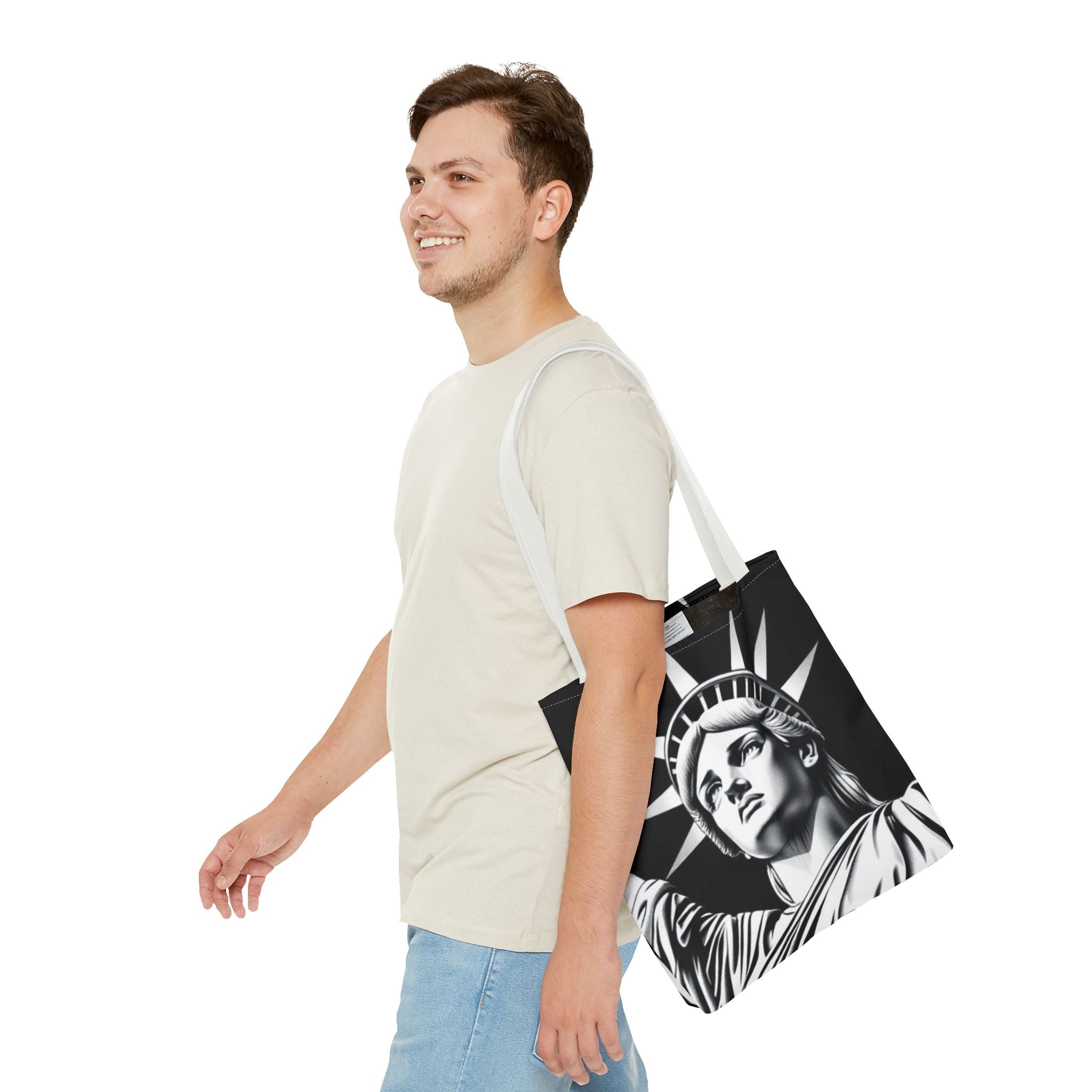 Lady Liberty Sketch Tote Bag