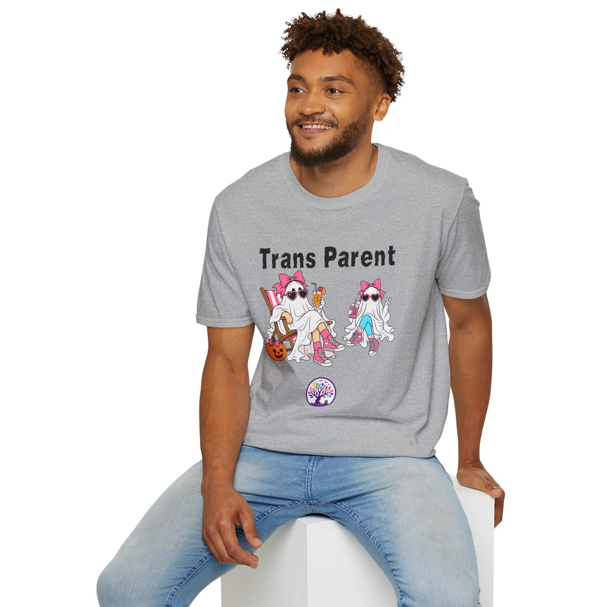 Trans Parent 1 Halloween Pride Tree Las Vegas T-Shirt