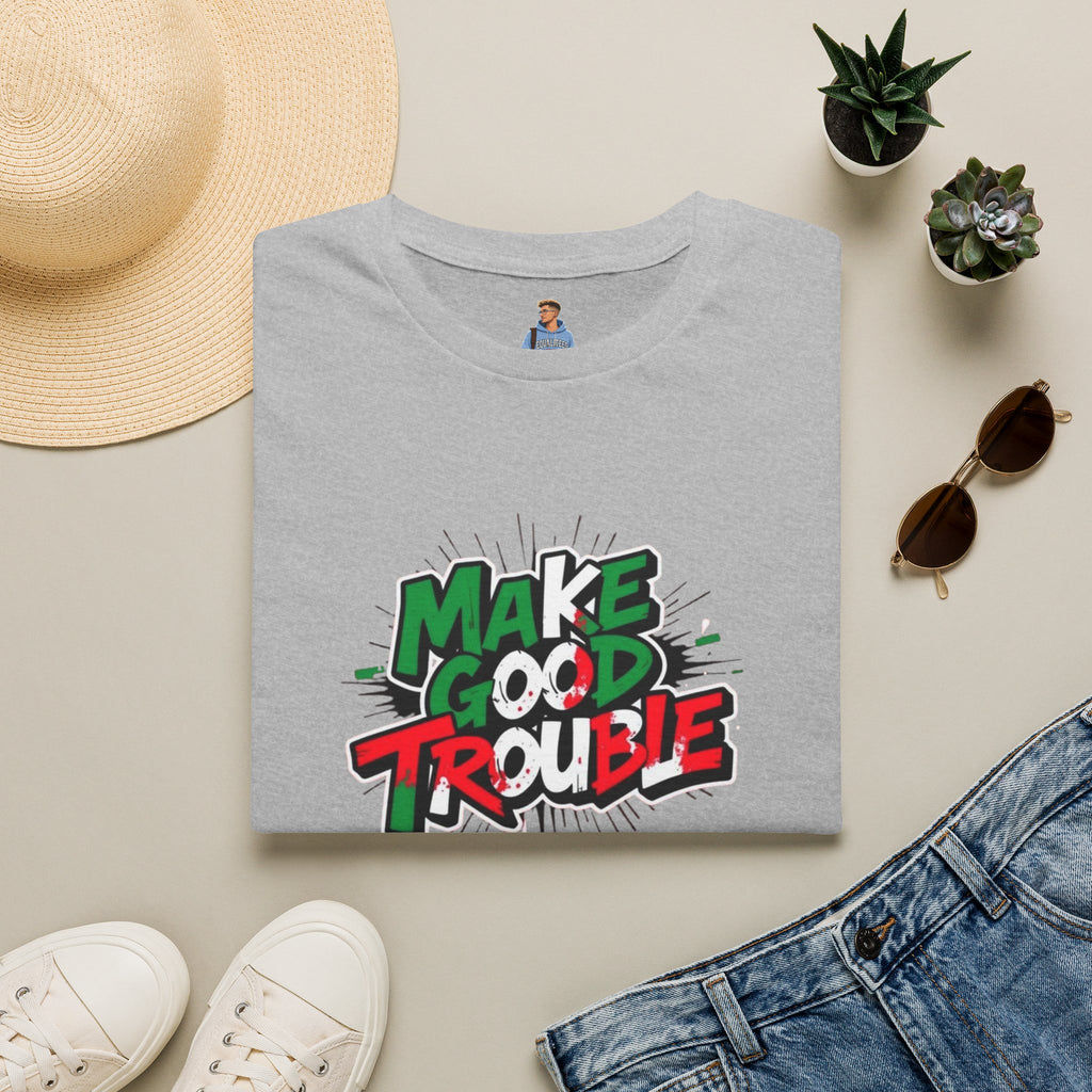 Make Good Trouble T-shirt  Fun Graphic Tee for Activists & Trendsetters