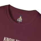 Safety Pin Know That You Are Loved Inspirational Tee Unisex Softstyle T-Shirt