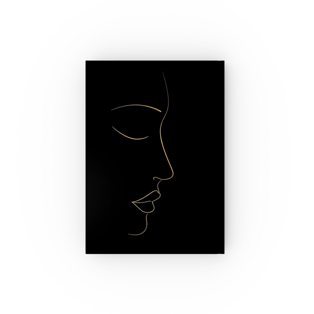 Face Silhouette Hard Backed Journal - Perfect for Gifts, Journaling, and Celebrations