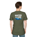 Water is Life Unisex T-Shirt | Eco-Friendly Tee for Environmentalists, Beach Lovers, Awareness Campaigns, Gifting