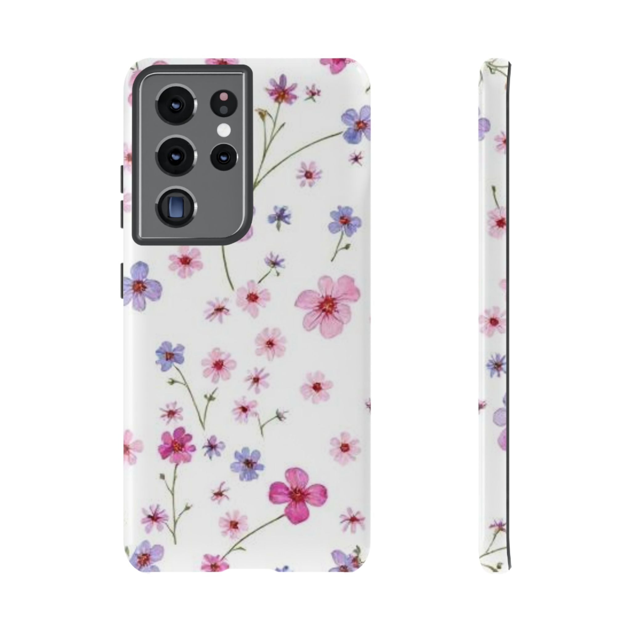 Pink Wildflower Tough Case for Android