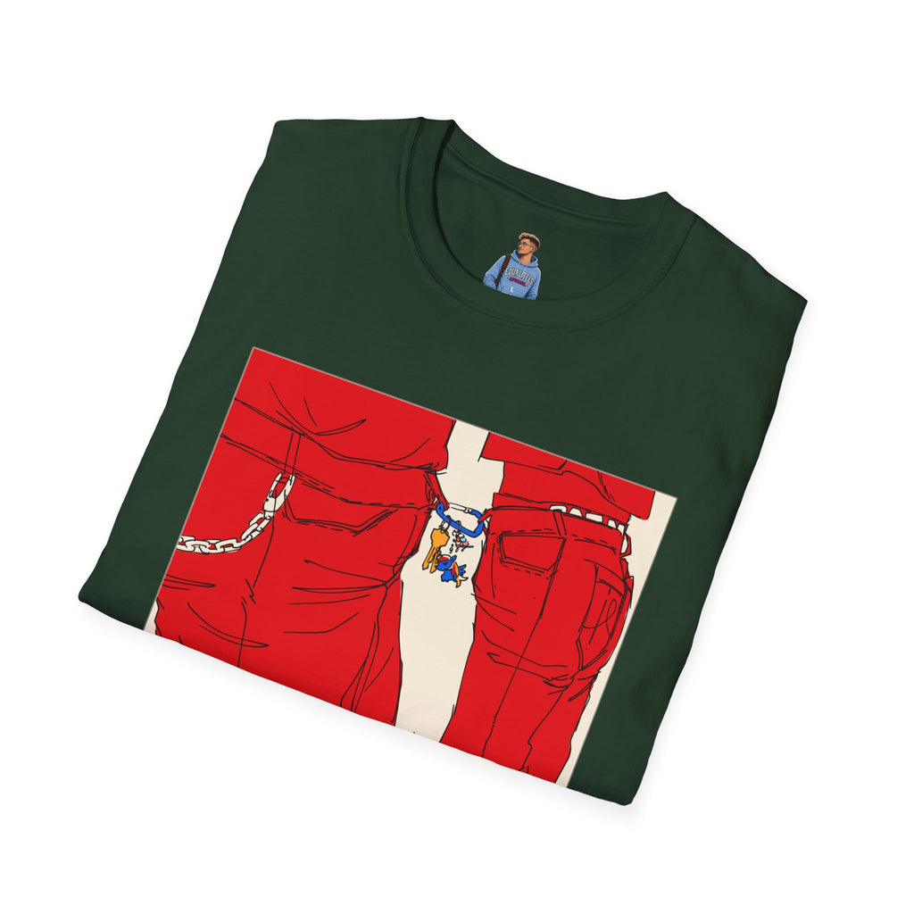Red Jeans by Audrey Pride Tree Las Vegas T-Shirt