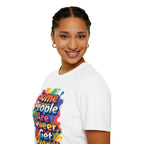 Queer Pride T-Shirt — "Some People Are Queer. Get Over It." Rainbow Graphic