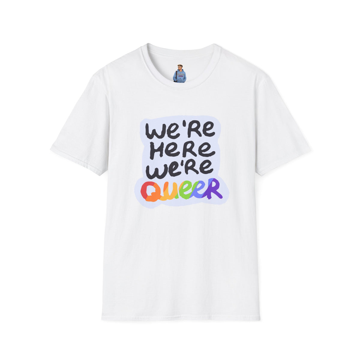 We’re Here We’re Queer Pride Tree Las Vegas T-Shirt