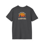 Unisex Softstyle T-Shirt - 'I'd Rather Be Camping' Adventure Tee