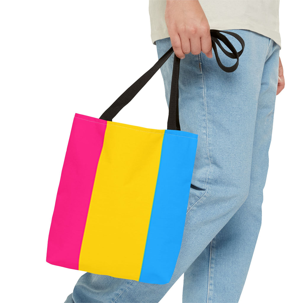 Pansexual Pride Flag Tote Bag