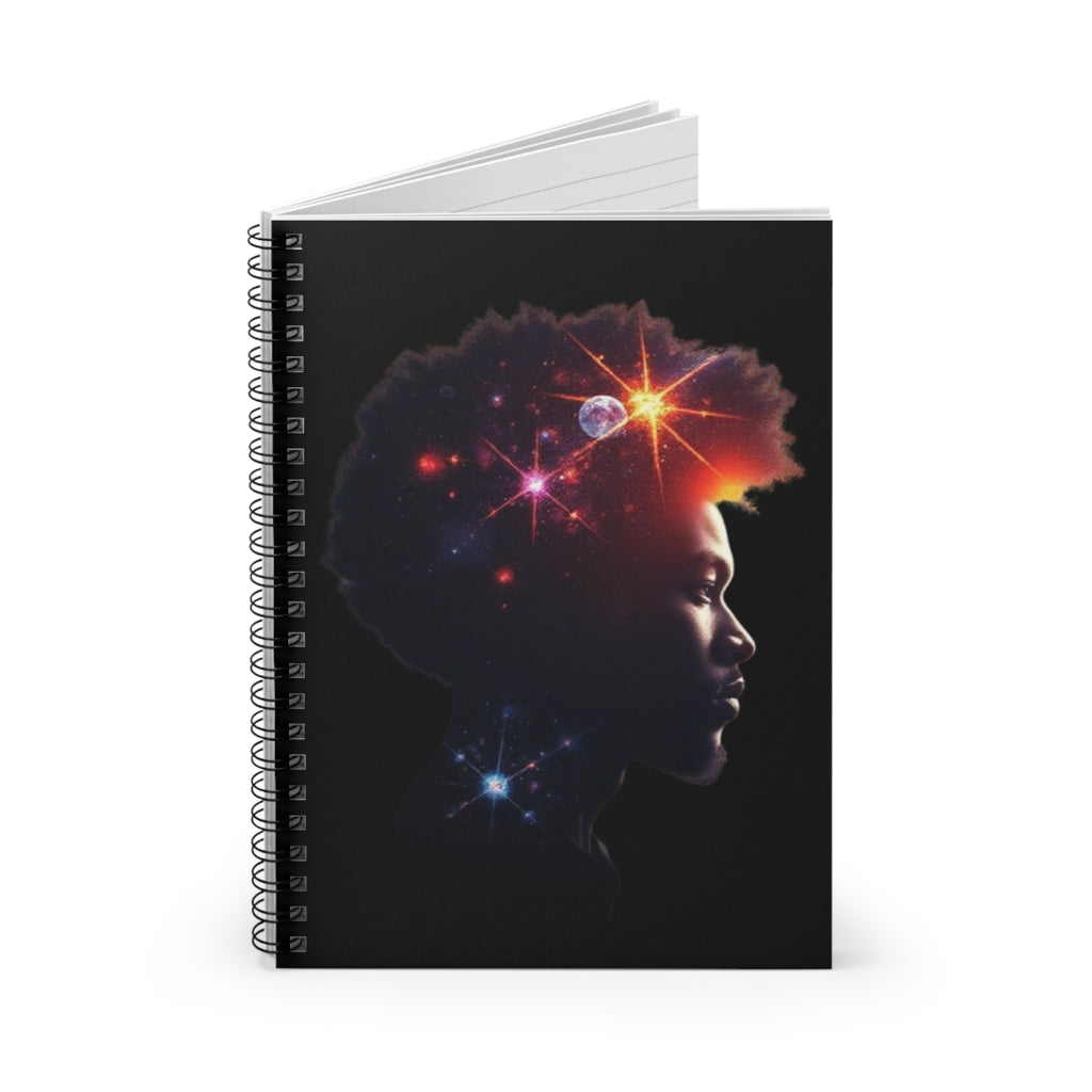 Celestial Mind Spiral Notebook - Ruled Line for Cosmic Creatives