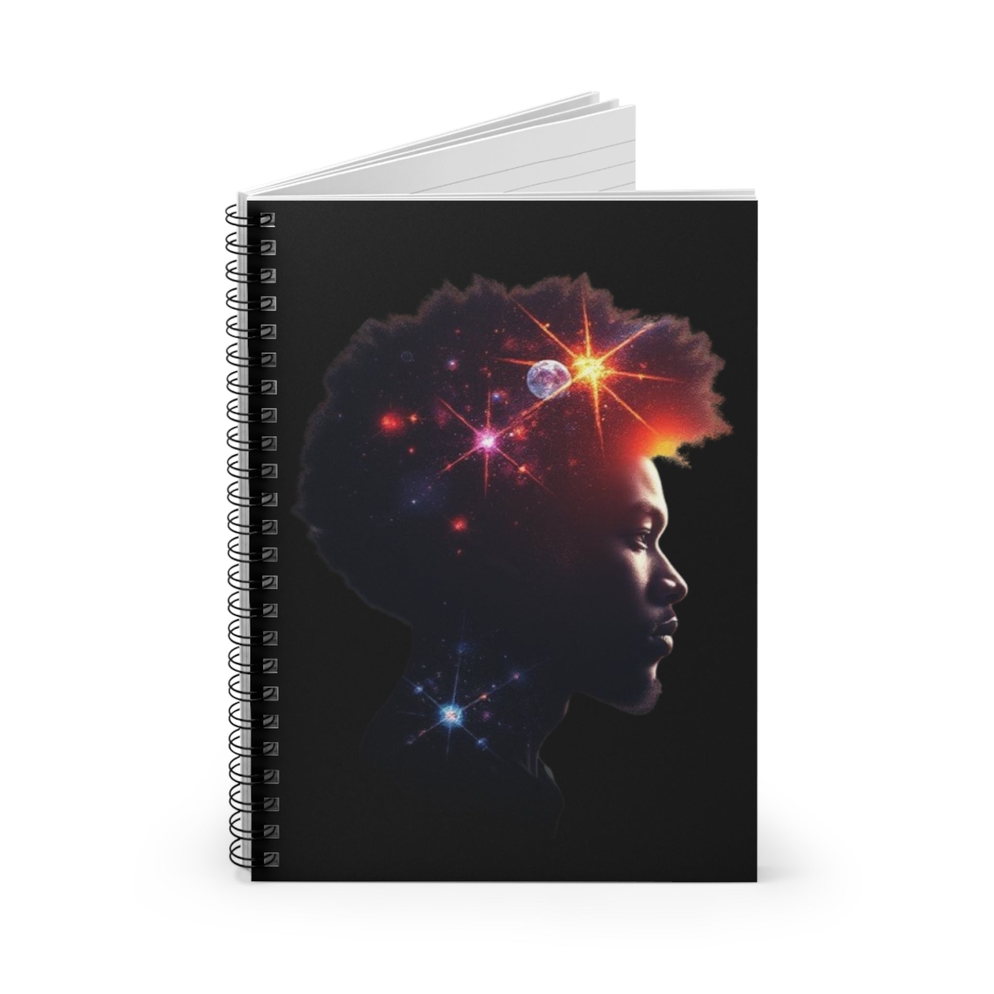 Celestial Mind Spiral Notebook - Ruled Line for Cosmic Creatives