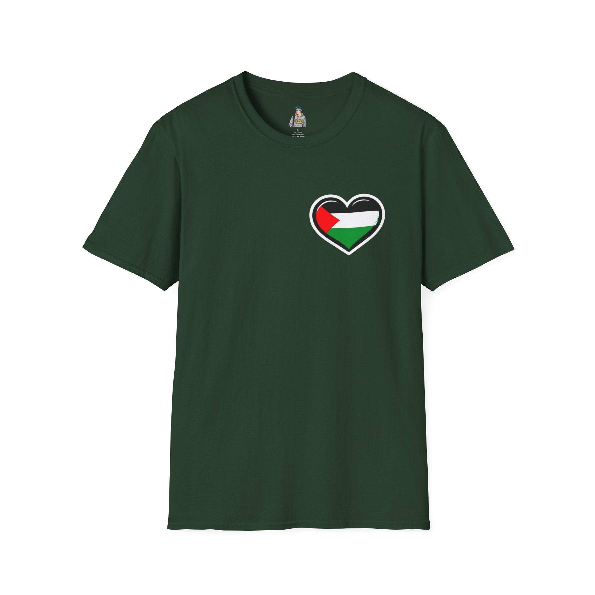Unisex Softstyle T-Shirt: Stand with Gaza & We Are All Palestine Graphic Tee
