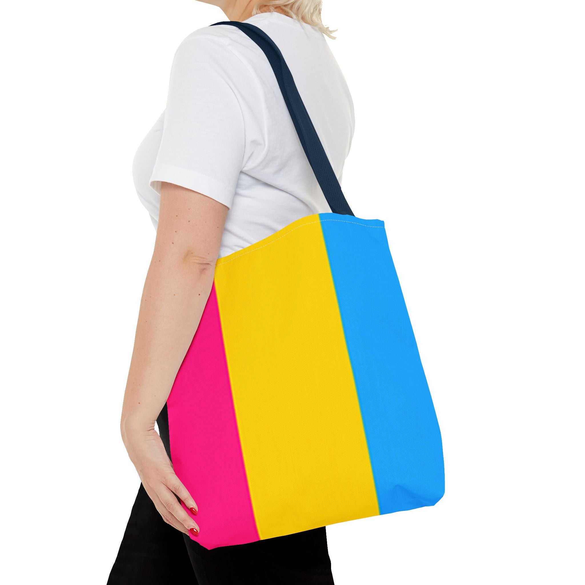 Pansexual Pride Flag Tote Bag