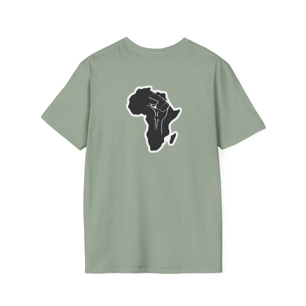 Unity and Heritage Unisex Softstyle T-Shirt with Pan-African Heart