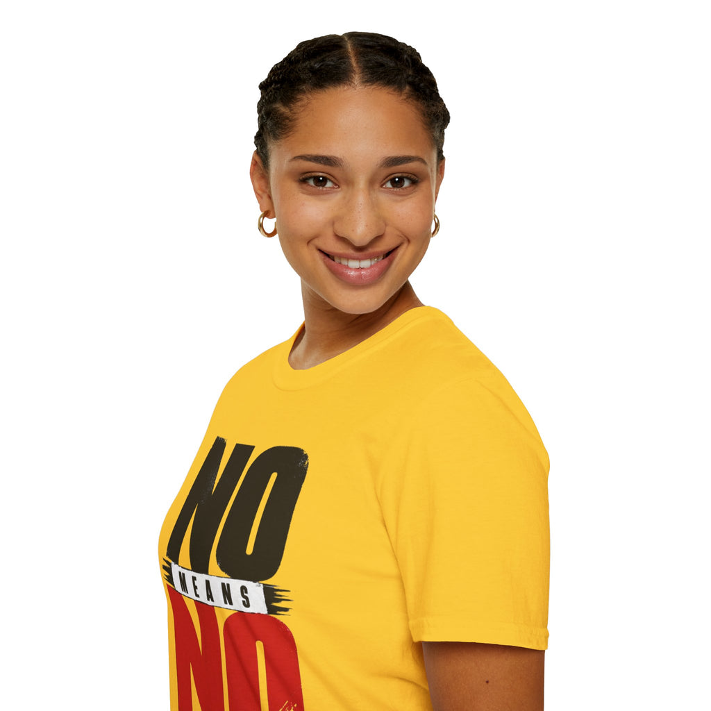 NO Means NO T-Shirt — Consent Awareness Graphic Tee