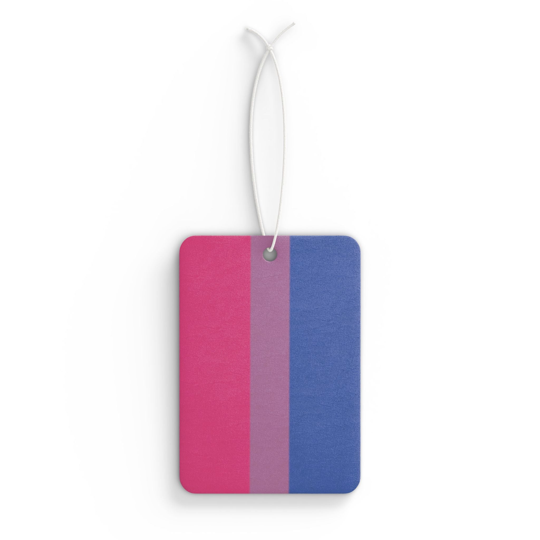 Bisexual Pride Flag Car Air Freshener - Eclectic and Aromatic