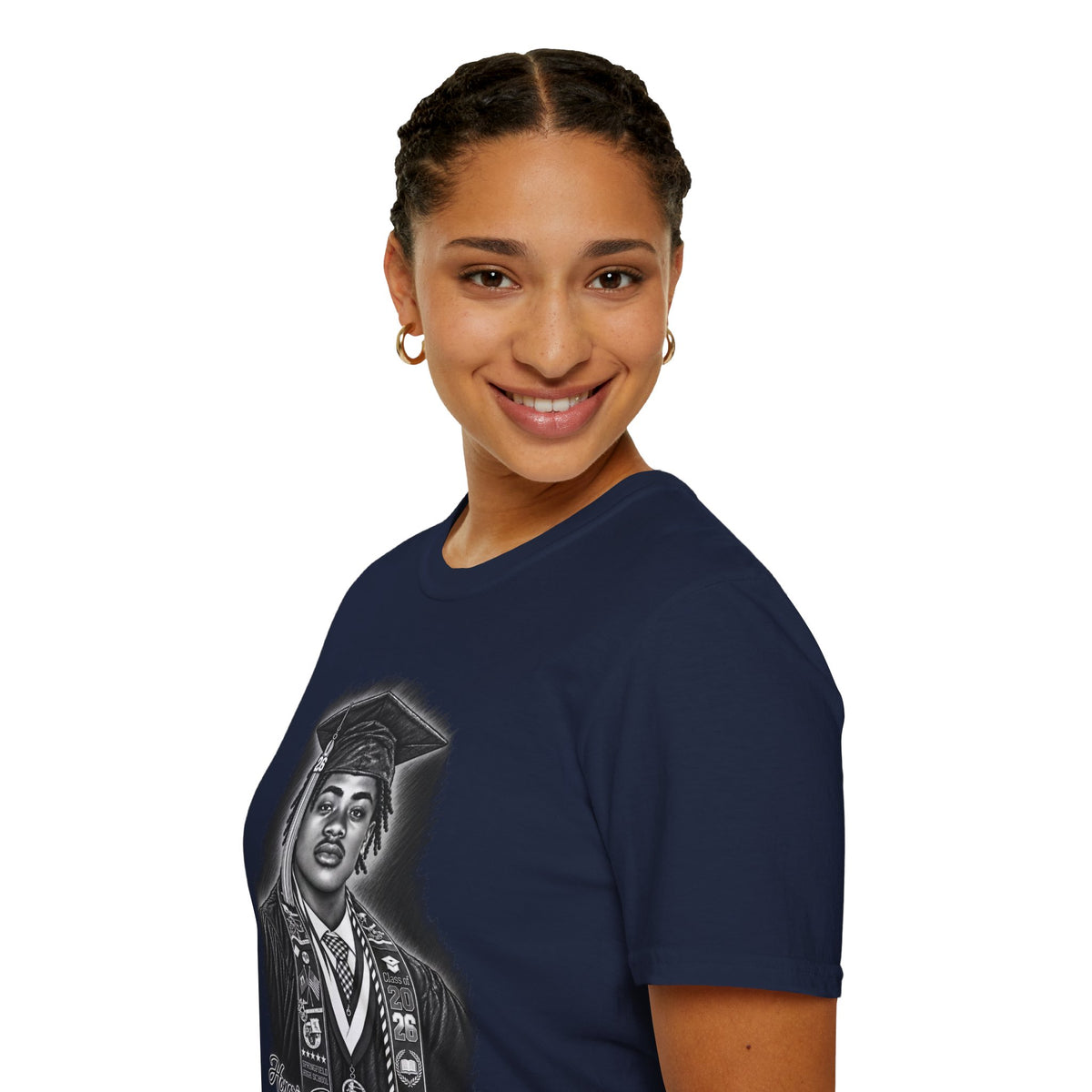 Portrait Front and Back - In Memory of Pierre Damas Bel T-Shirt