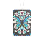 Stained Glass Butterfly Design - Car Air Freshener - Eclectic and Aromatic
