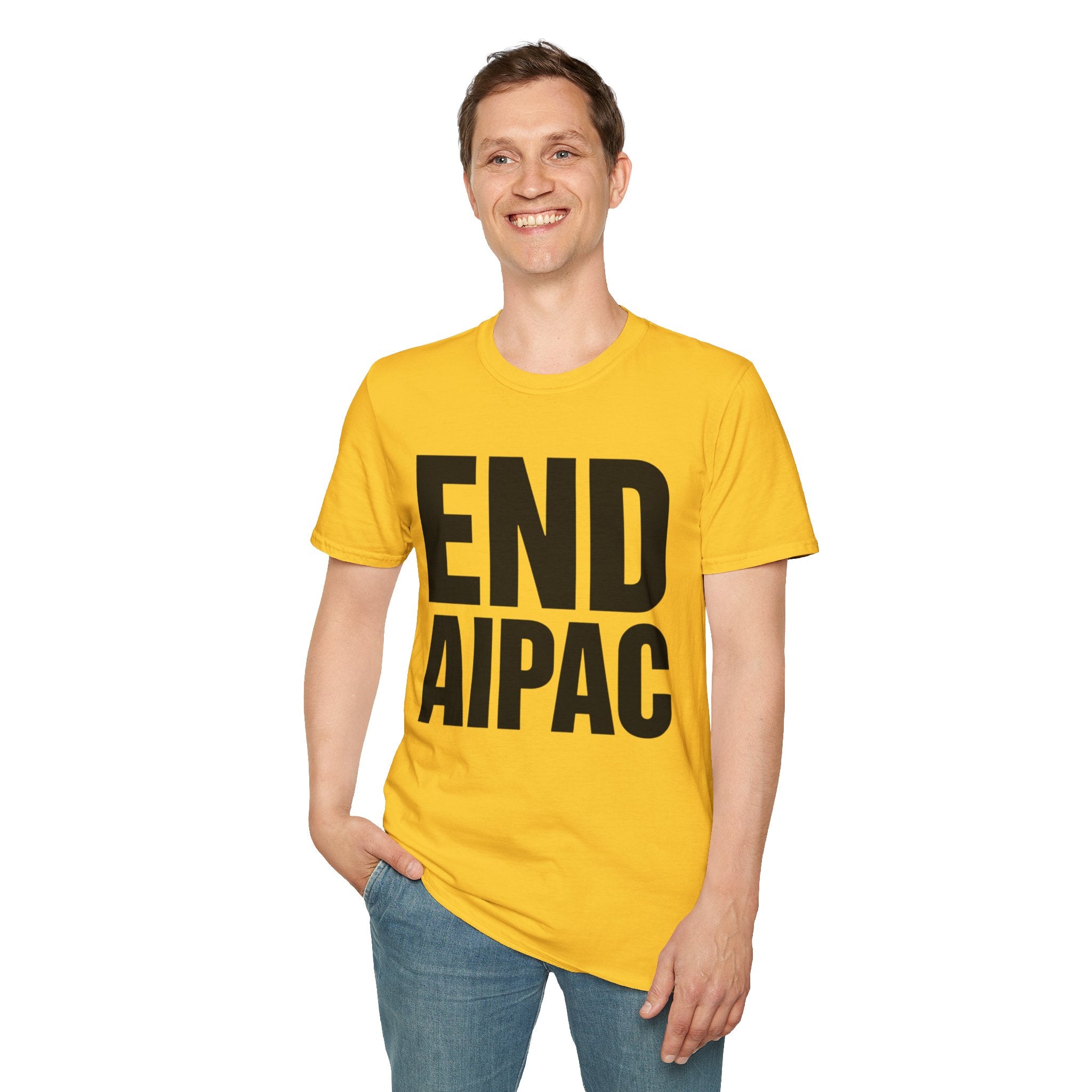 END AIPAC Bold Protest T-Shirt