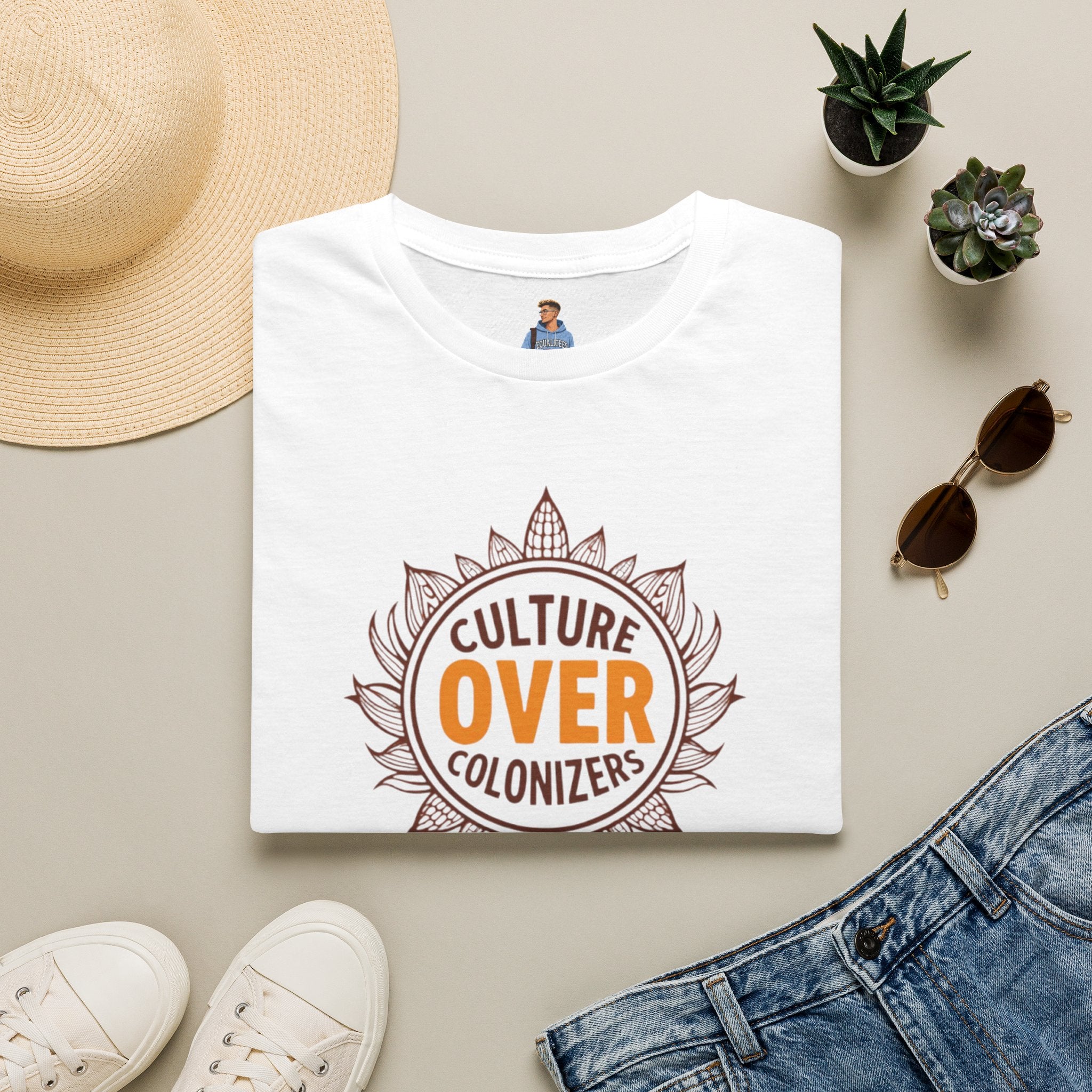 Culture Over Colonizers Unisex Softstyle T-Shirt