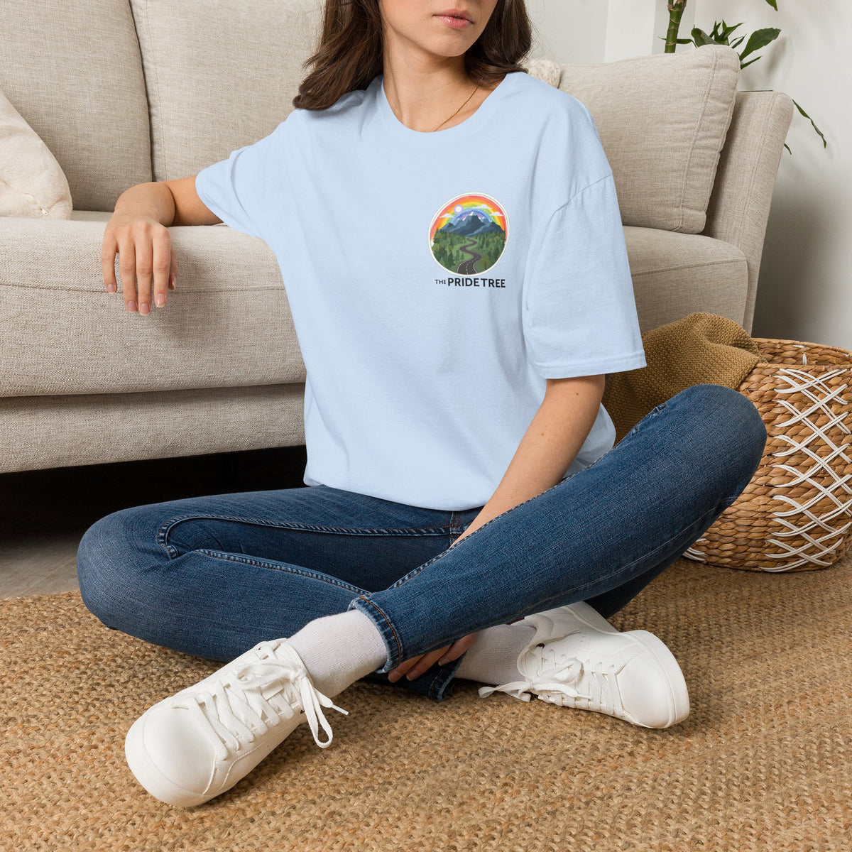 Pride Tree Las Vegas Mountain Graphic T-Shirt